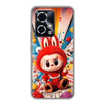 Силиконовый чехол на Honor 90 GT с принтом Labubu Лабубу Силиконовый чехол на Honor 90 GT с принтом Labubu Лабубу