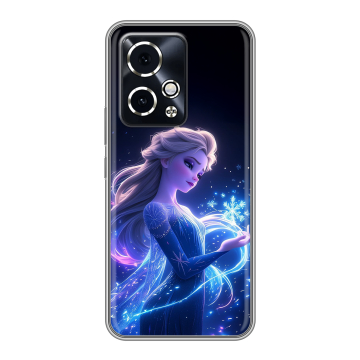 Силиконовый чехол на Honor 90 GT с принтом Холодное сердце Frozen Силиконовый чехол на Honor 90 GT с принтом Холодное сердце Frozen