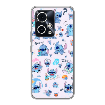 Силиконовый чехол на Honor 90 GT с принтом Лило и Стич