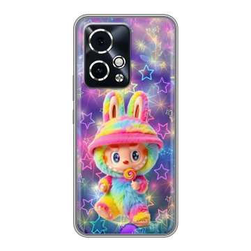 Силиконовый чехол на Honor 90 GT с принтом Labubu Лабубу