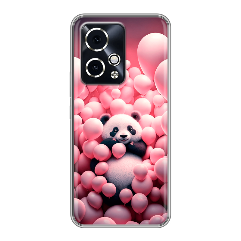 Силиконовый чехол на Honor 90 GT с принтом Панда Силиконовый чехол на Honor 90 GT с принтом Панда