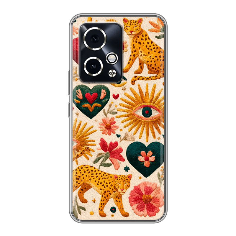 Силиконовый чехол на Honor 90 GT с принтом Модный принт Силиконовый чехол на Honor 90 GT с принтом Модный принт