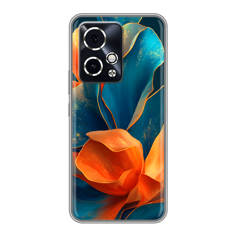 Силиконовый чехол на Honor 90 GT с принтом Цветы Силиконовый чехол на Honor 90 GT с принтом Цветы