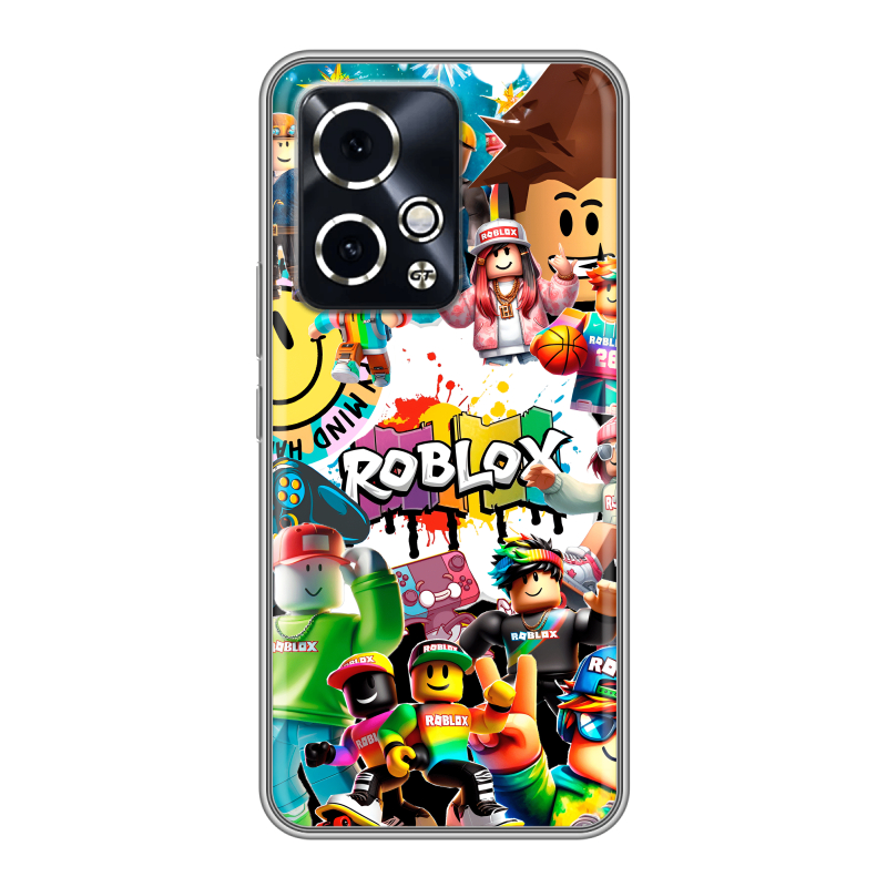 Силиконовый чехол на Honor 90 GT с принтом Roblox Роблокс Силиконовый чехол на Honor 90 GT с принтом Roblox Роблокс