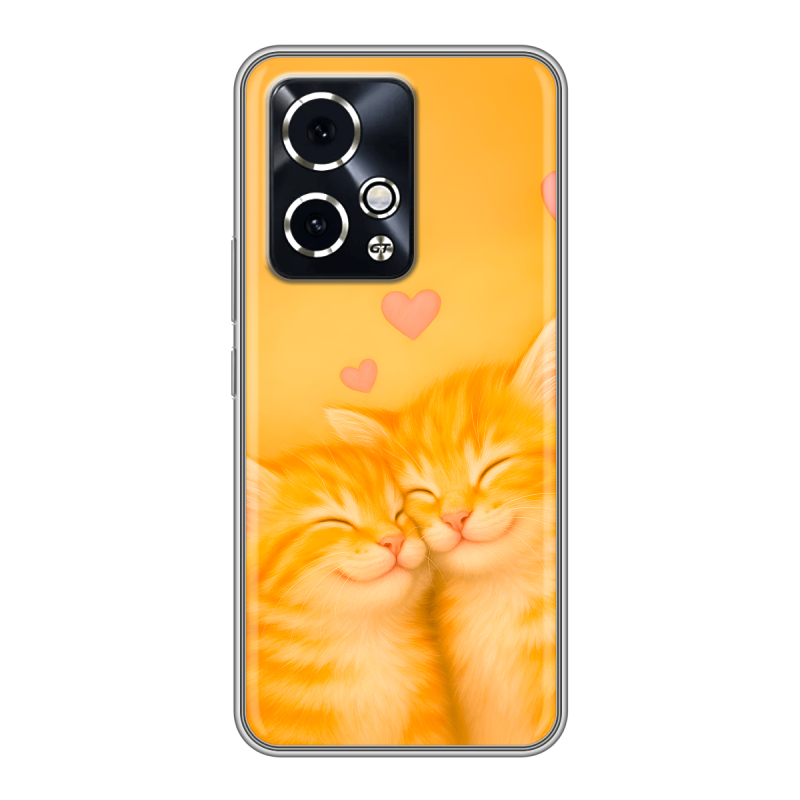Силиконовый чехол на Honor 90 GT с принтом Милые котята Силиконовый чехол на Honor 90 GT с принтом Милые котята