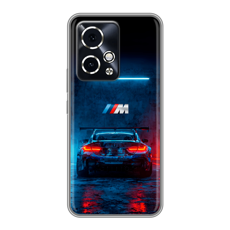 Силиконовый чехол на Honor 90 GT с принтом BMW БМВ Силиконовый чехол на Honor 90 GT с принтом BMW БМВ
