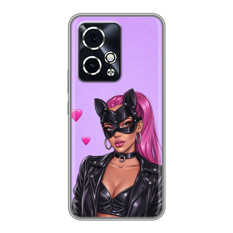 Силиконовый чехол на Honor 90 GT с принтом женский Силиконовый чехол на Honor 90 GT с принтом женский