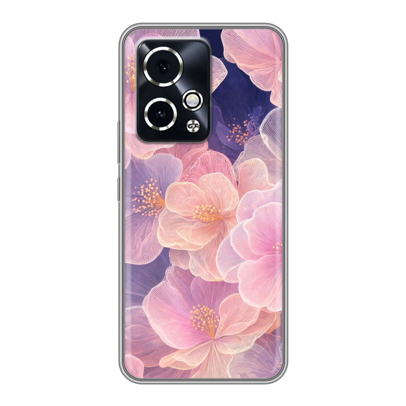 Силиконовый чехол на Honor 90 GT с принтом женский Силиконовый чехол на Honor 90 GT с принтом женский
