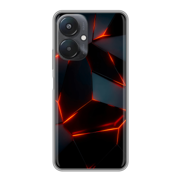Силиконовый чехол на Xiaomi Redmi 13C 5G с принтом Яркие абстракции