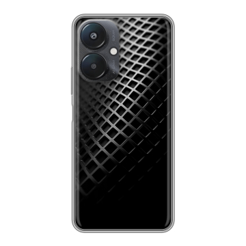 Силиконовый чехол на Xiaomi Redmi 13C 5G с принтом Текстура металла