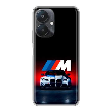 Силиконовый чехол на Xiaomi Redmi 13C 5G с принтом БМВ BMW Силиконовый чехол на Xiaomi Redmi 13C 5G с принтом БМВ BMW