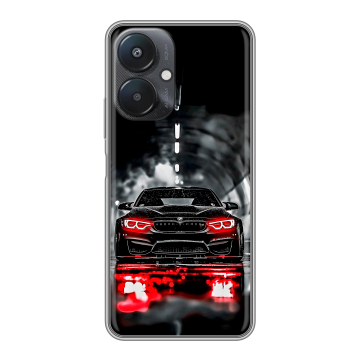 Силиконовый чехол на Xiaomi Redmi 13C 5G с принтом BMW БМВ Силиконовый чехол на Xiaomi Redmi 13C 5G с принтом BMW БМВ