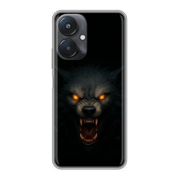 Силиконовый чехол на Xiaomi Redmi 13C 5G с принтом Волк Силиконовый чехол на Xiaomi Redmi 13C 5G с принтом Волк