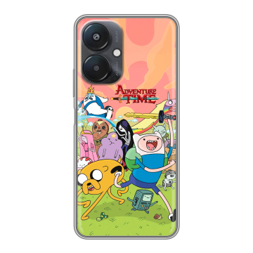 Силиконовый чехол на Xiaomi Redmi 13C 5G с принтом Adventure time Время приключений Силиконовый чехол на Xiaomi Redmi 13C 5G с принтом Adventure time Время приключений