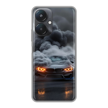Силиконовый чехол на Xiaomi Redmi 13C 5G с принтом BMW БМВ Силиконовый чехол на Xiaomi Redmi 13C 5G с принтом BMW БМВ