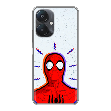 Силиконовый чехол на Xiaomi Redmi 13C 5G с принтом Spiderman Человек паук Силиконовый чехол на Xiaomi Redmi 13C 5G с принтом Spiderman Человек паук