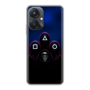 Силиконовый чехол на Xiaomi Redmi 13C 5G с принтом Игра Кальмара Силиконовый чехол на Xiaomi Redmi 13C 5G с принтом Игра Кальмара