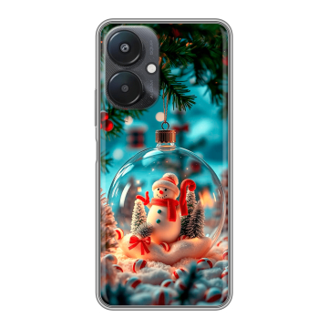 Силиконовый чехол на Xiaomi Redmi 13C 5G с принтом Новый год Силиконовый чехол на Xiaomi Redmi 13C 5G с принтом Новый год