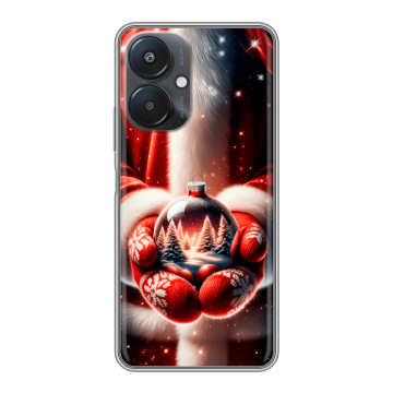 Силиконовый чехол на Xiaomi Redmi 13C 5G с принтом Новый год Силиконовый чехол на Xiaomi Redmi 13C 5G с принтом Новый год