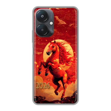 Силиконовый чехол на Xiaomi Redmi 13C 5G с принтом Новый год Силиконовый чехол на Xiaomi Redmi 13C 5G с принтом Новый год