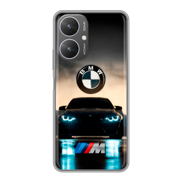 Силиконовый чехол на Xiaomi Redmi 13R 5G с принтом БМВ BMW