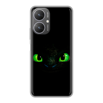Силиконовый чехол на Xiaomi Redmi 13R 5G с принтом Как приручить дракона