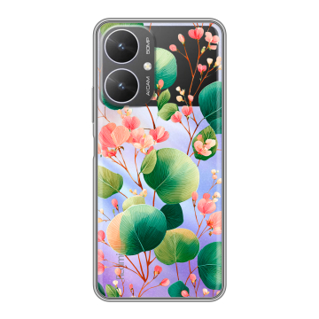 Силиконовый чехол на Xiaomi Redmi 13R 5G с принтом женский Силиконовый чехол на Xiaomi Redmi 13R 5G с принтом женский