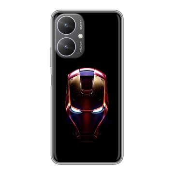 Силиконовый чехол на Xiaomi Redmi 13R 5G с принтом IronMan Железный человек