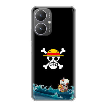 Силиконовый чехол на Xiaomi Redmi 13R 5G с принтом One Piece Ван Пис