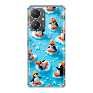 Силиконовый чехол на Xiaomi Redmi 13R 5G с принтом Новый год Силиконовый чехол на Xiaomi Redmi 13R 5G с принтом Новый год