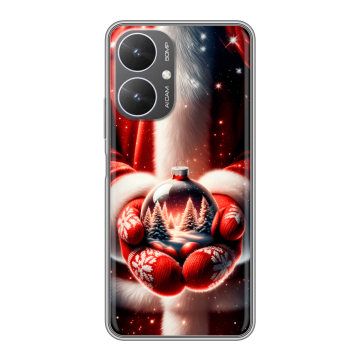 Силиконовый чехол на Xiaomi Redmi 13R 5G с принтом Новый год Силиконовый чехол на Xiaomi Redmi 13R 5G с принтом Новый год