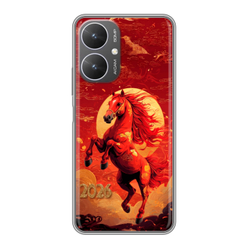 Силиконовый чехол на Xiaomi Redmi 13R 5G с принтом Новый год Силиконовый чехол на Xiaomi Redmi 13R 5G с принтом Новый год