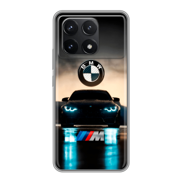Силиконовый чехол на Xiaomi Redmi K70 5G с принтом БМВ BMW Силиконовый чехол на Xiaomi Redmi K70 5G с принтом БМВ BMW