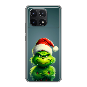Силиконовый чехол на Xiaomi Redmi K70 5G с принтом Новый год