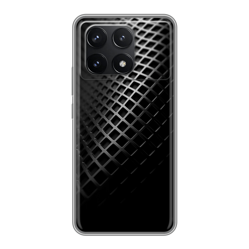 Силиконовый чехол на Xiaomi Redmi K70 5G с принтом Текстура металла Силиконовый чехол на Xiaomi Redmi K70 5G с принтом Текстура металла