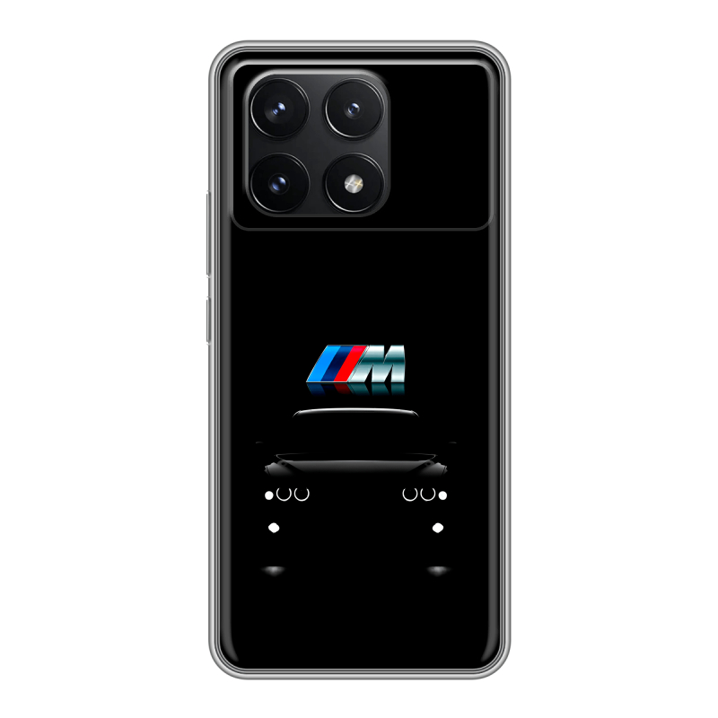 Силиконовый чехол на Xiaomi Redmi K70 5G с принтом БМВ BMW Силиконовый чехол на Xiaomi Redmi K70 5G с принтом БМВ BMW