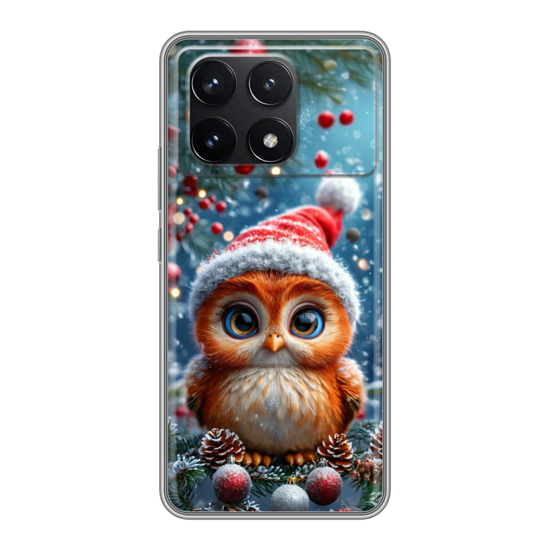 Силиконовый чехол на Xiaomi Redmi K70 5G с принтом Новый год Силиконовый чехол на Xiaomi Redmi K70 5G с принтом Новый год