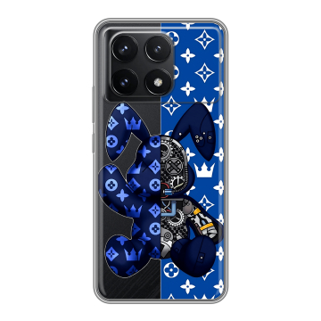 Силиконовый чехол на Xiaomi Redmi K70 Pro 5G с принтом Луи робот