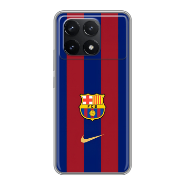 Силиконовый чехол на Xiaomi Redmi K70 Pro 5G с принтом Барселона Barcelona