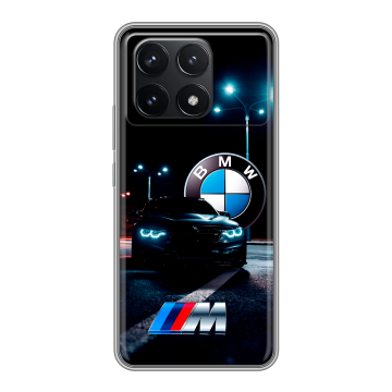 Силиконовый чехол на Xiaomi Redmi K70 Pro 5G с принтом БМВ BMW Силиконовый чехол на Xiaomi Redmi K70 Pro 5G с принтом БМВ BMW