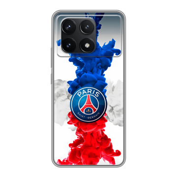 Силиконовый чехол на Xiaomi Redmi K70 Pro 5G с принтом PSG ПСЖ