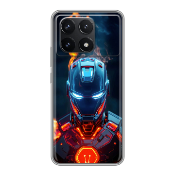 Силиконовый чехол на Xiaomi Redmi K70 Pro 5G с принтом IronMan Железный человек