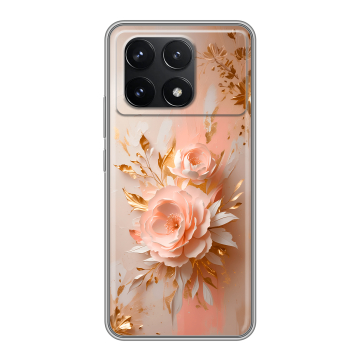 Силиконовый чехол на Xiaomi Redmi K70 Pro 5G с принтом женский