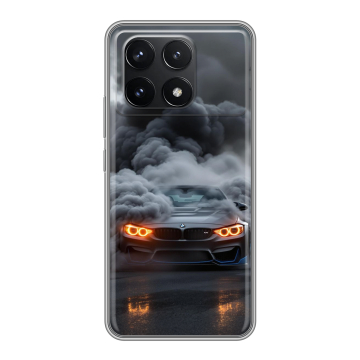 Силиконовый чехол на Xiaomi Redmi K70 Pro 5G с принтом BMW БМВ Силиконовый чехол на Xiaomi Redmi K70 Pro 5G с принтом BMW БМВ