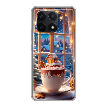 Силиконовый чехол на Xiaomi Redmi K70 Pro 5G с принтом Новый год