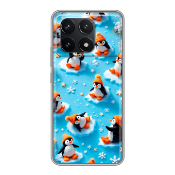 Силиконовый чехол на Xiaomi Redmi K70 Pro 5G с принтом Новый год