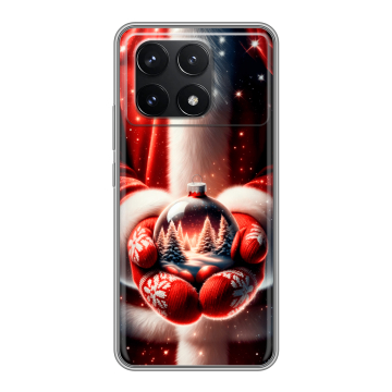 Силиконовый чехол на Xiaomi Redmi K70 Pro 5G с принтом Новый год