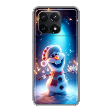 Силиконовый чехол на Xiaomi Redmi K70 Pro 5G с принтом Новый год
