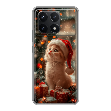 Силиконовый чехол на Xiaomi Redmi K70 Pro 5G с принтом Новый год