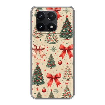Силиконовый чехол на Xiaomi Redmi K70 Pro 5G с принтом Новый год